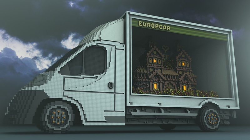 Illustration for article titled Some Surreal Minecraft Art To Go With Your Morning Coffee